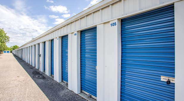 Wide Aisles at Space Saver Self Storage